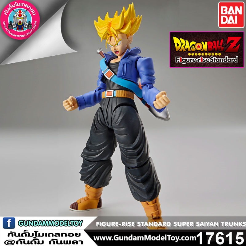 BANDAI ANIME FIGURE-RISE STANDARD SUPER SAIYAN TRUNKS ฟิกเกอร์ไรส์ สแตนดาร์ด ซุปเปอร์ ไซย่า ทรังคส์ โมเดล การ์ตูน อนิเมะ