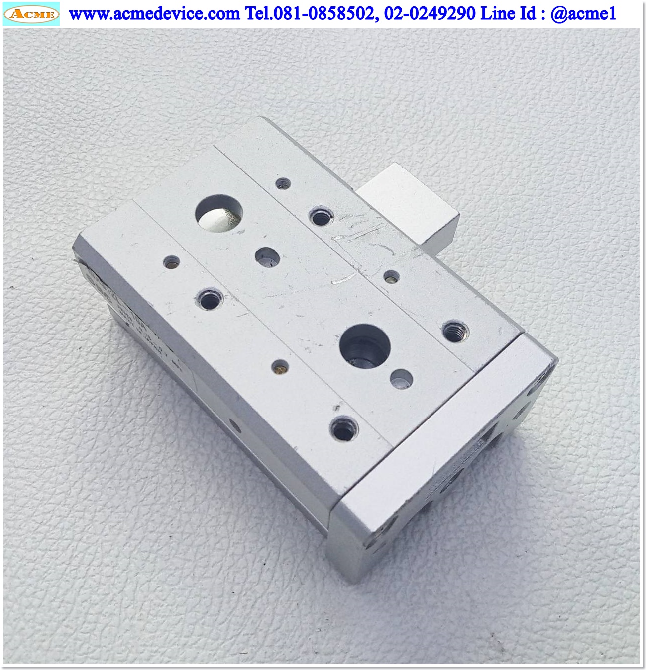 Guide Cylinder SMC รุ่น MXQ12L-10A, Bore 12 mm., Stroke 10 mm.