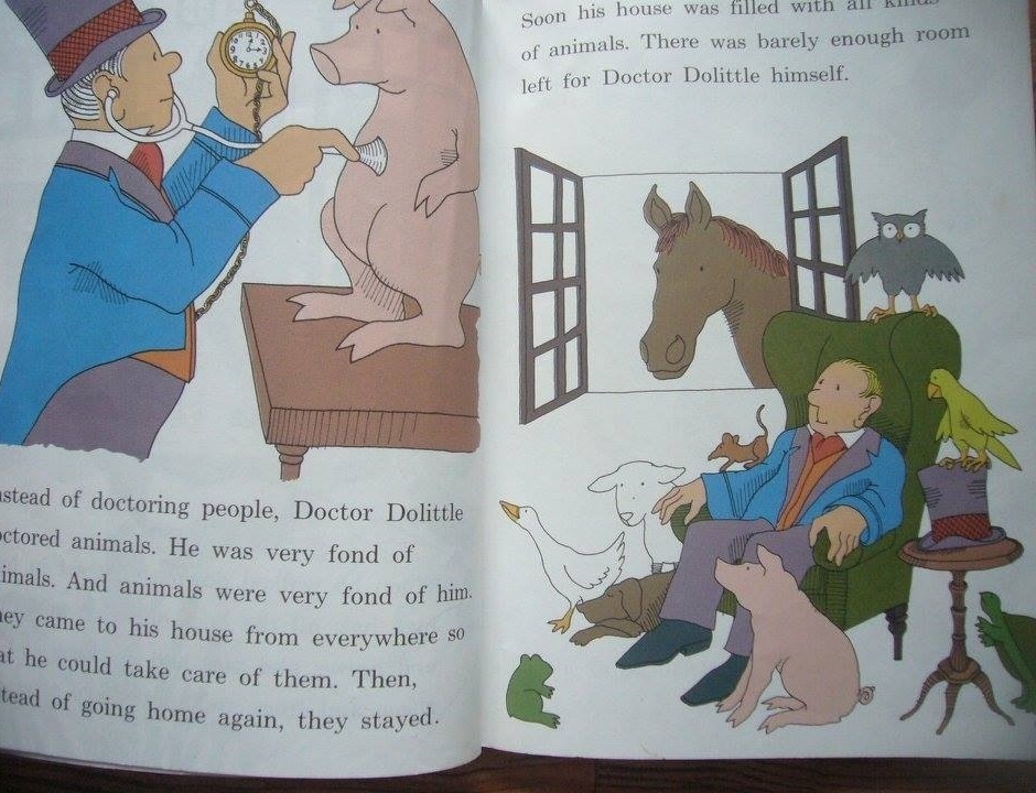 (4แถม4) Hugh Lofting's Travels of Doctor Dolittle Book by Al Perkins ราคา 95