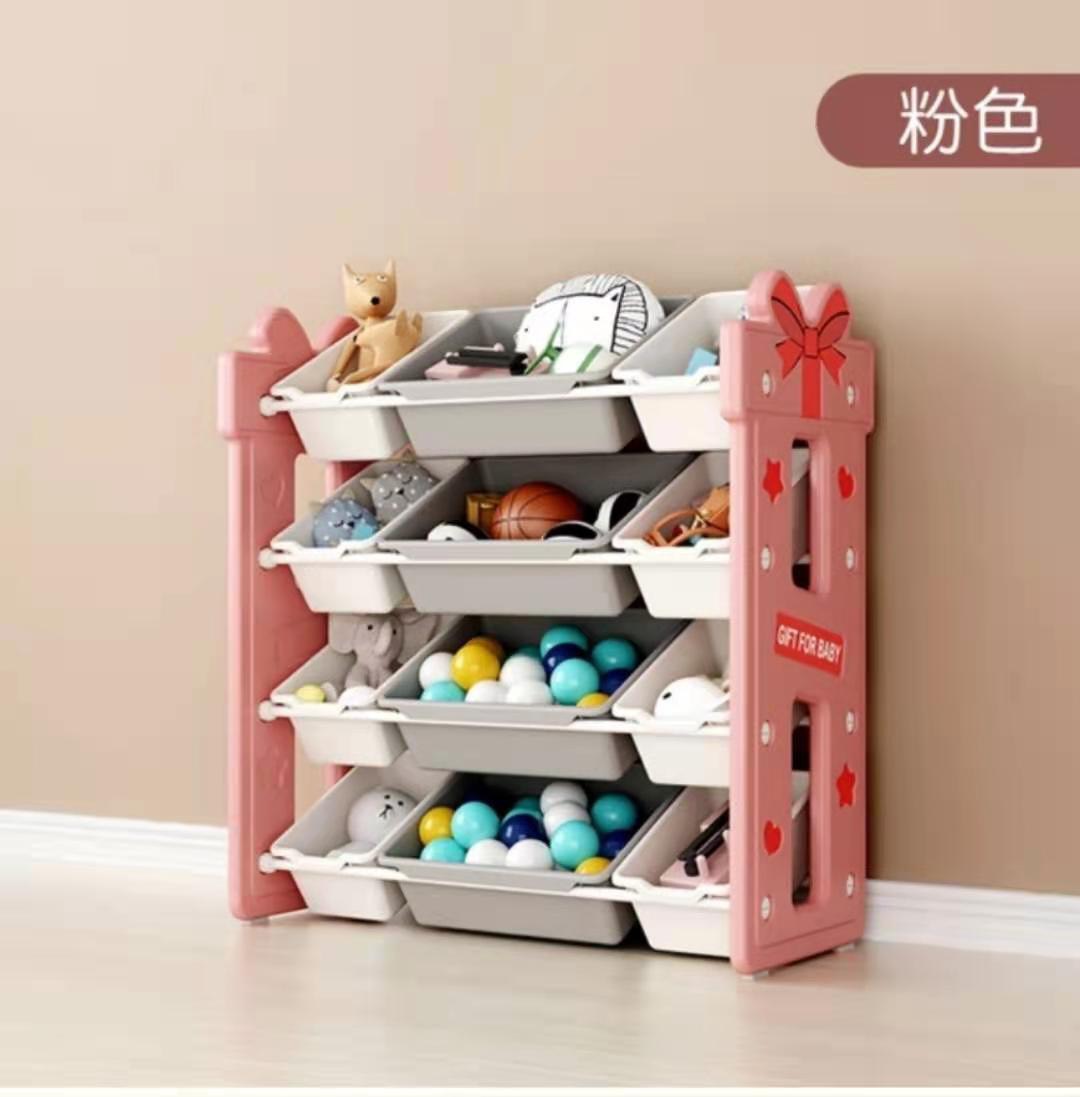 ชั้นวางของขวัญ 12 ช่อง (สีชมพู)