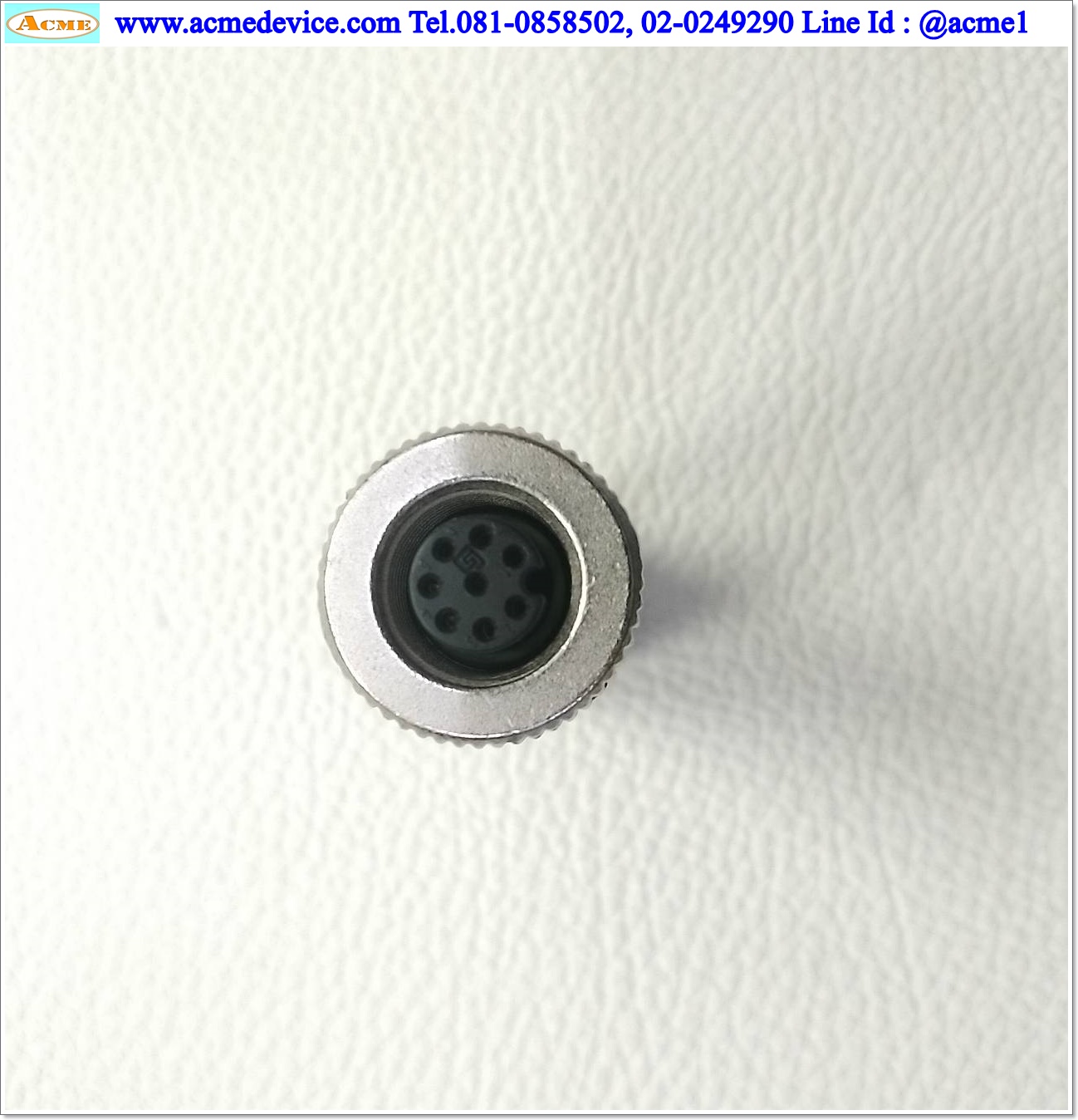 Connector Phoenix Contact รุ่น 1410665, M12, 8 Pin (ตัวเมีย)