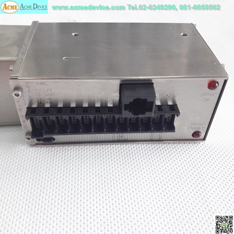Slider Servo Copley รุ่น DSCR-SA5-I-20-6-350-R-BR-N24-SP-100384087-G, Stroke 350 mm.