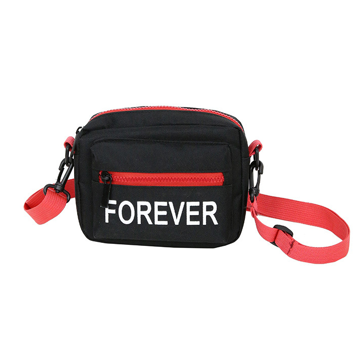 กระเป๋าคาดอก กระเป๋าสะพายข้าง forever | FOV001 black