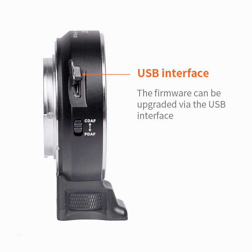 Viltrox EF-E II AF Auto Focus Adapter for sony E-mount cameras to use canon EF lens Reduce focal length and Aperture three Stop