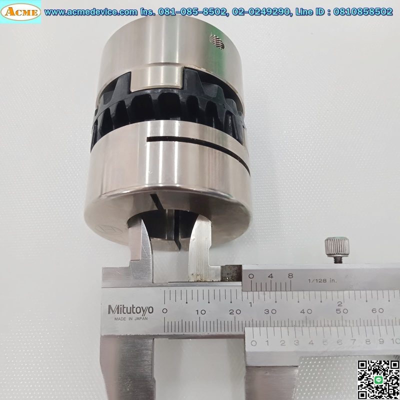 Coupling ขนาด ID 25/25mm, OD 50mm, L 60mm, Oldham Coupling