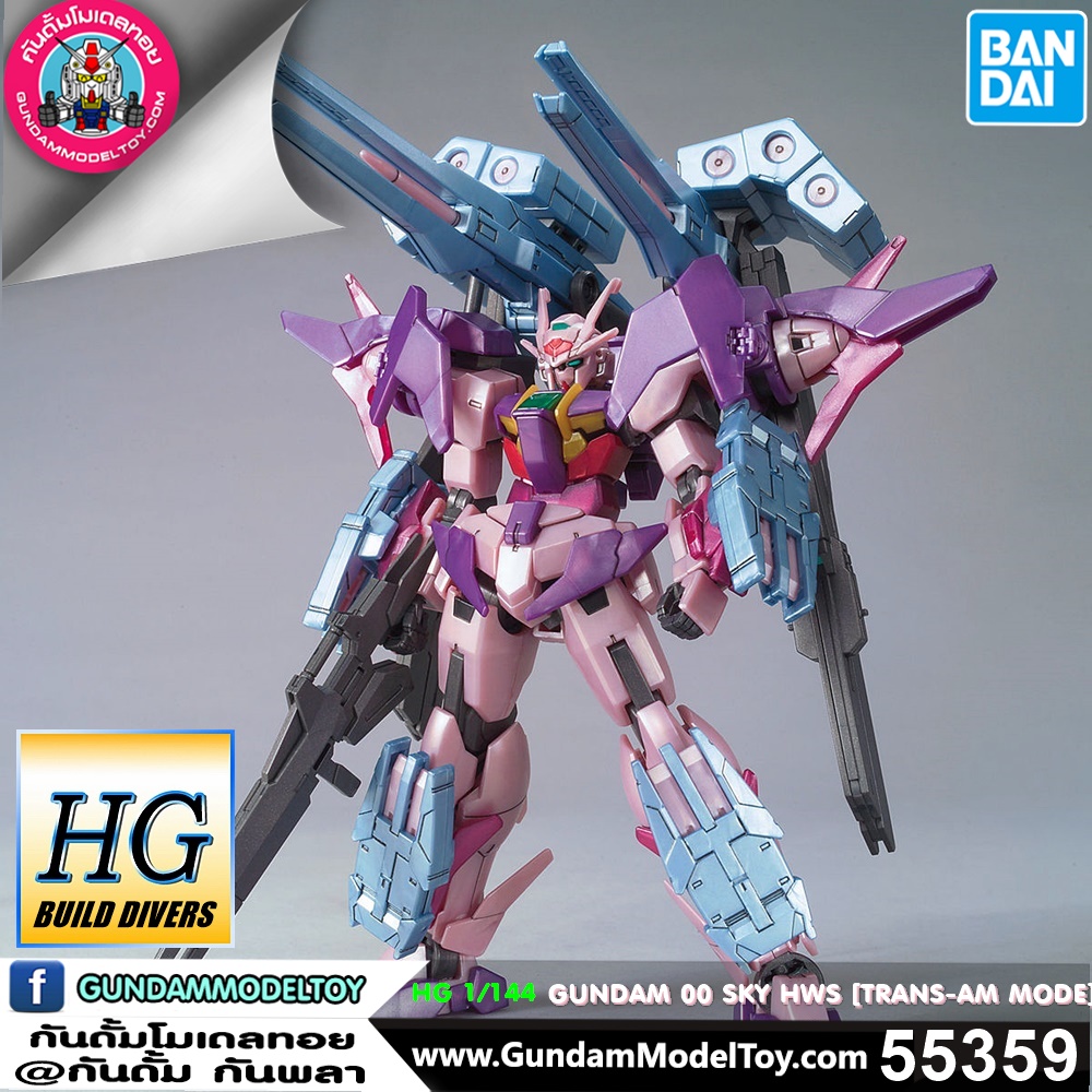 BANDAI HG GUNDAM 00 SKY HWS [TRANS-AM INFINITY MODE] โมเดล กันดั้ม กันพลา PS TOYLAND HGBD
