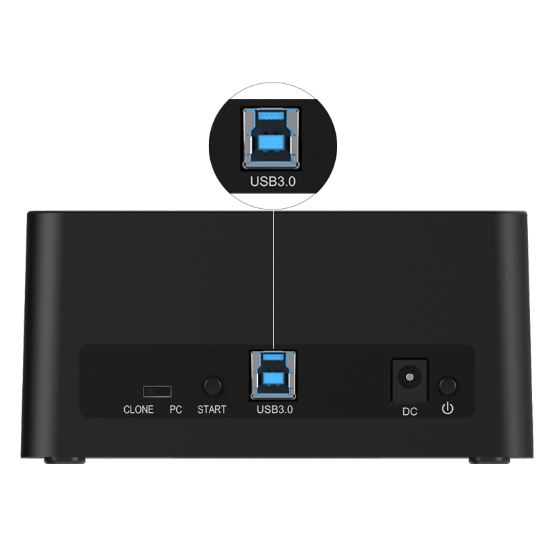 กล่องอ่านฮาร์ตดิสก์ Orico HDD Docking 2 Bays USB 3.0+Clone 1:1 รุ่น 6629US3-C (PreOrder รอสินค้า 10-14วัน)