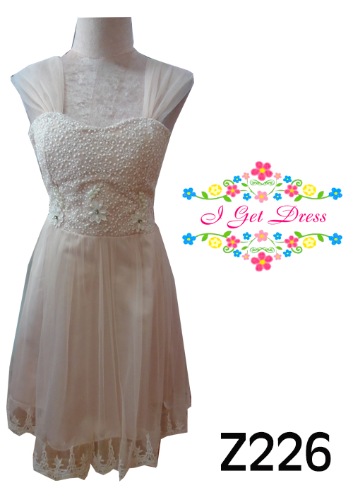 ราตรีสั้นสีชมพูโอโรส(ฟรีไซส์)