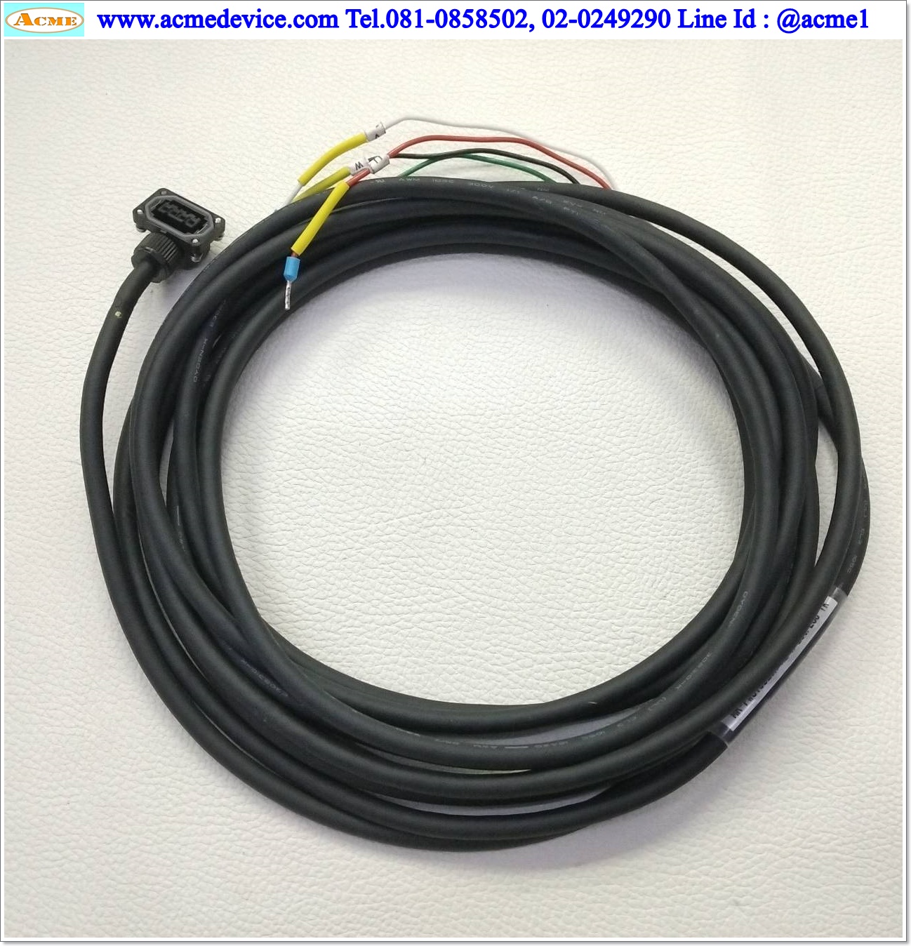 Servo Power Supply Cable Mitsubishi รุ่น MR-PWS1CBL5M-A2-H, 5M