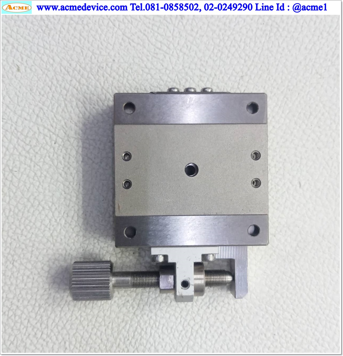 Linear Stage รุ่น 209Q-38814-11, 000001348284-1, ขนาด 50 x 50 mm., Stroke 20 mm.