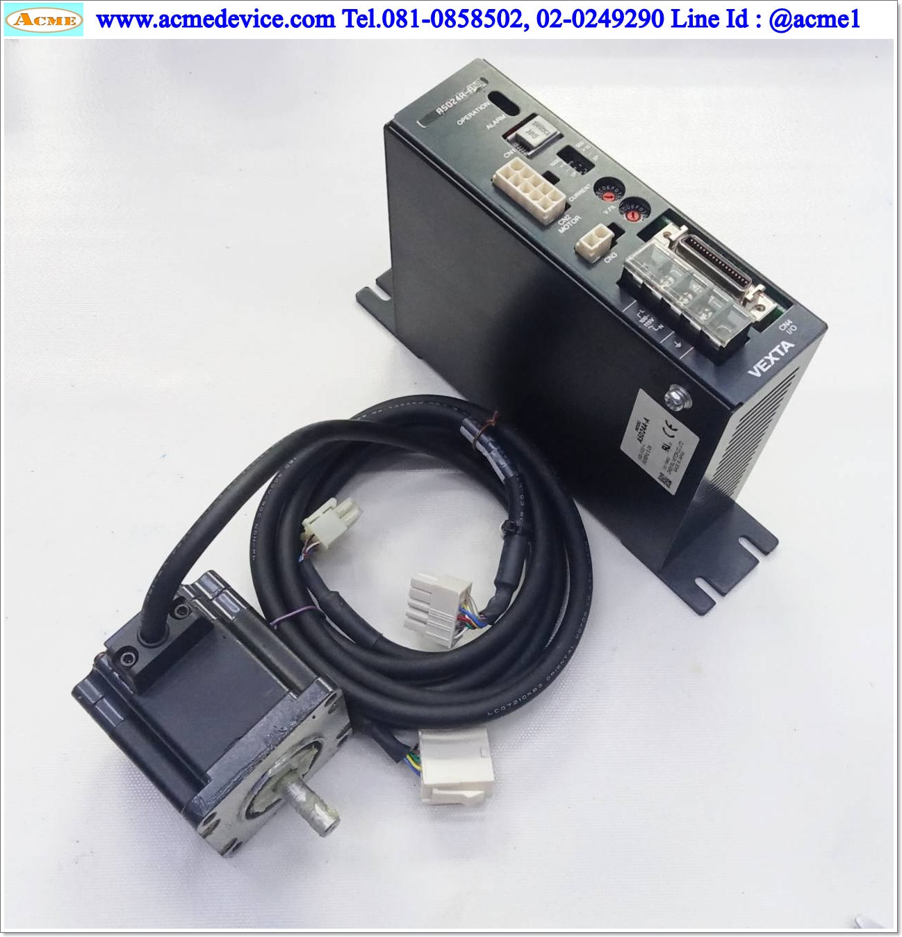 Closed Loop Stepper Oriental รุ่น ASD24A-A & Motor ASM66AA, 1.7A, 100-115Vac