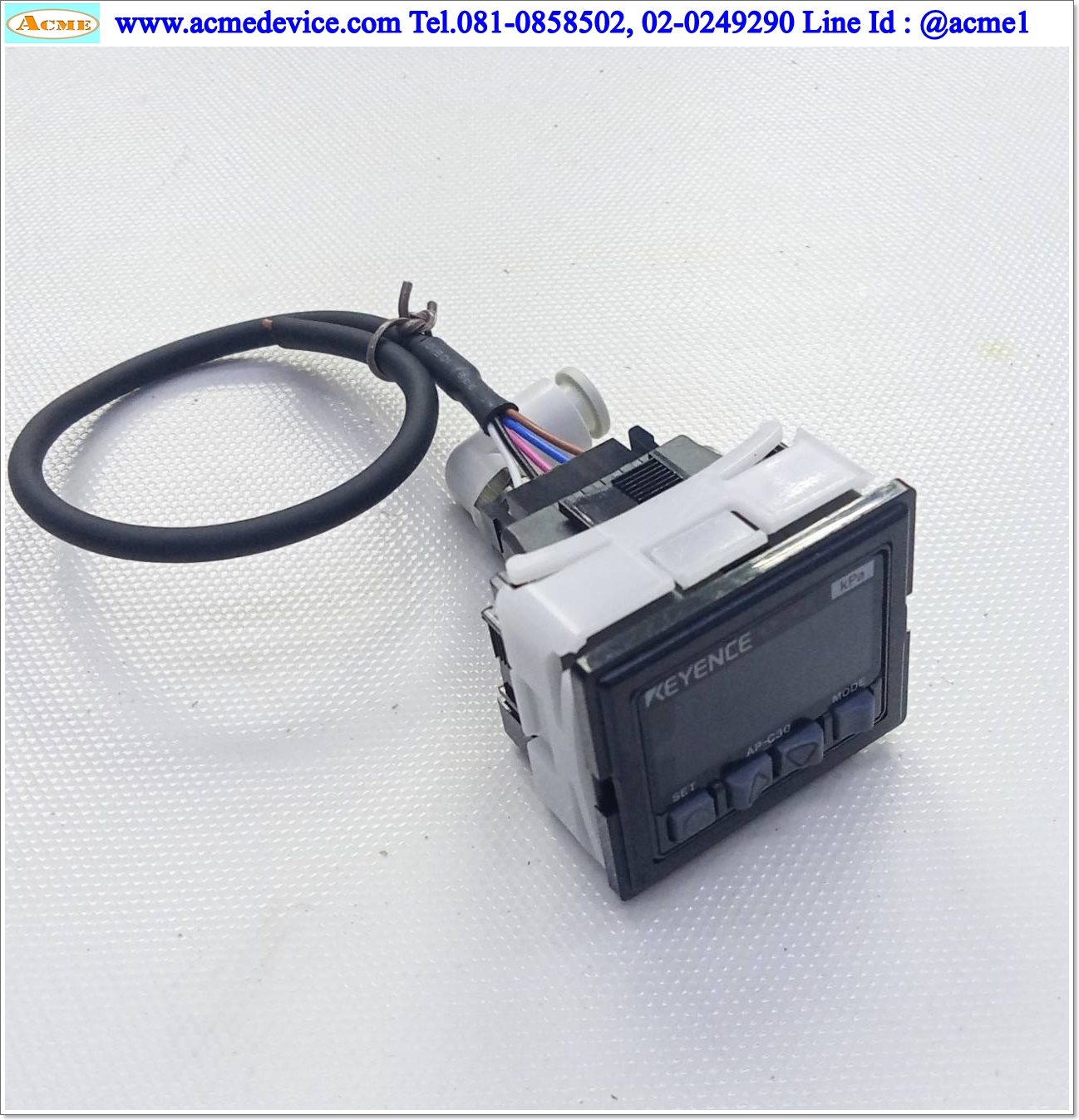 Vacuum/Pressure Keyence รุ่น AP-C30, -101.3 to 101.3 kPa, NPN, Analog Output 1-5V
