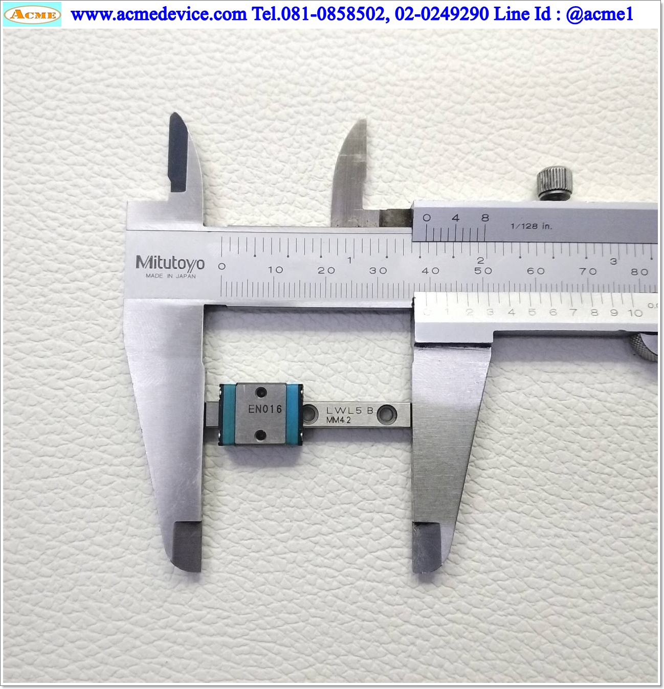 Linear Block and Rail IKO รุ่น C5, รางสไลด์ขนาด 5 mm. x 49 mm.