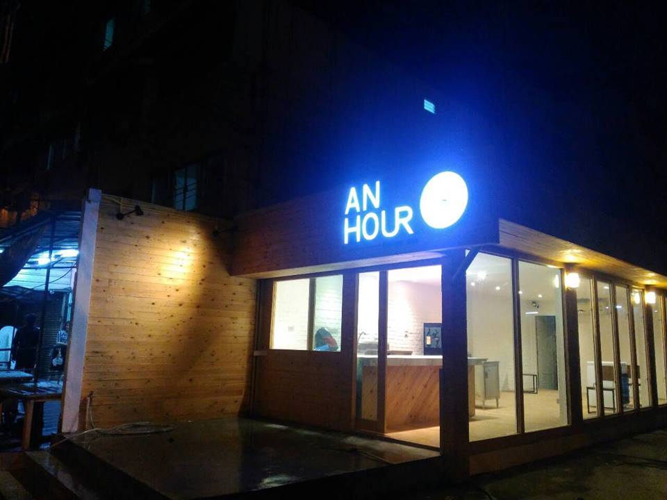ป้ายไฟสิงห์บุรี อักษรไฟออกหน้า #ANHOUR ป้ายไฟ+กล่องไฟติดนาฬิกา #เดินได้ด้วยนะ