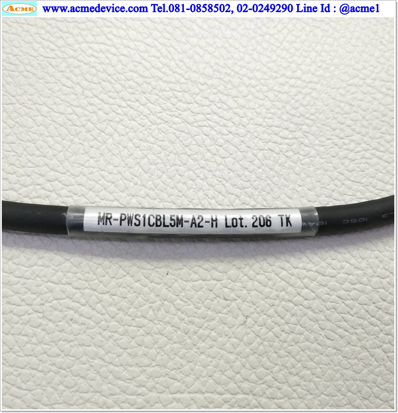 Servo Power Supply Cable Mitsubishi รุ่น MR-PWS1CBL5M-A2-H, 5M