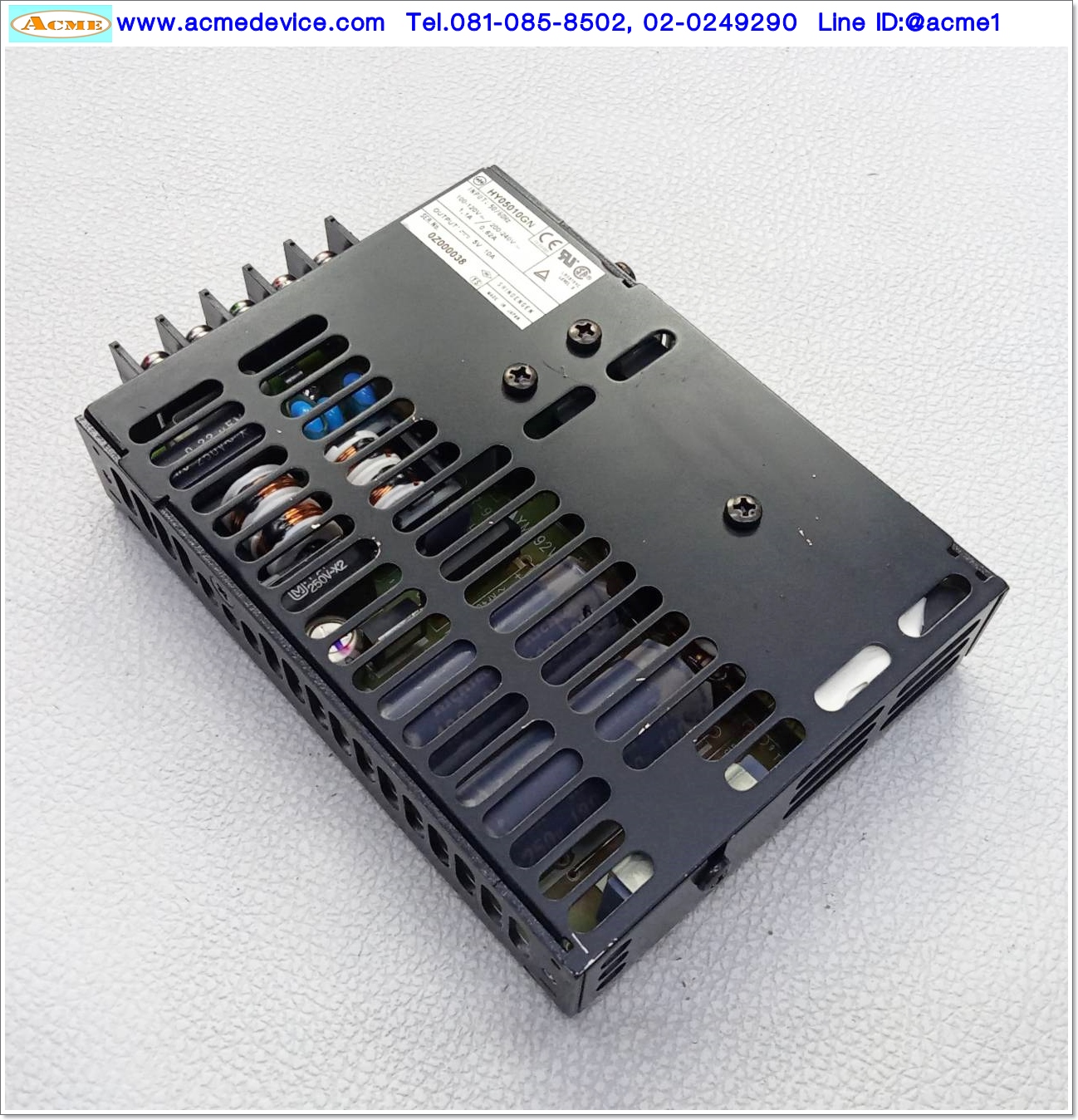 Power Supply Shindengen รุ่น HY05010GN, Output 5V, 10A, 50W