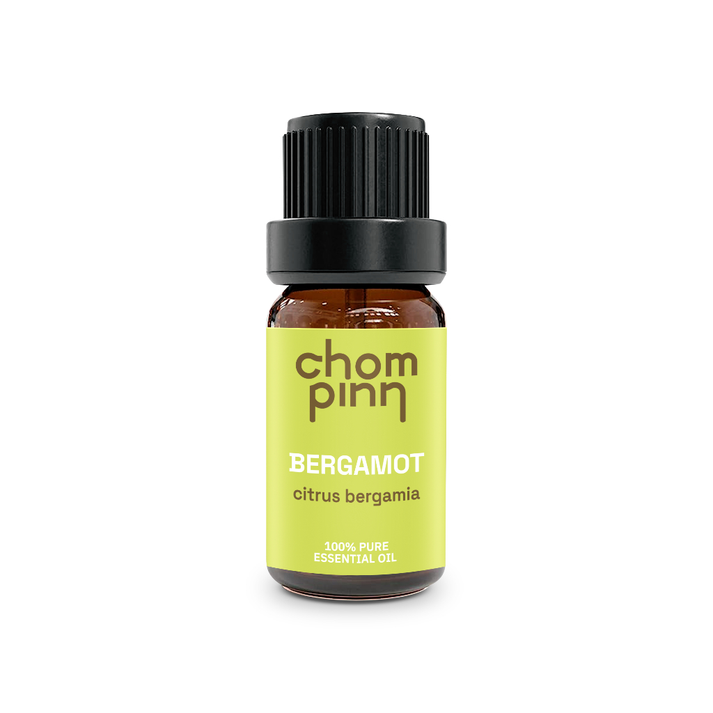 น้ำมันหอมระเหยบริสุทธิ์เบอร์กาม็อท ธรรมชาติ 100 % (Bergamot) 10 ml. ชมภิญญ์