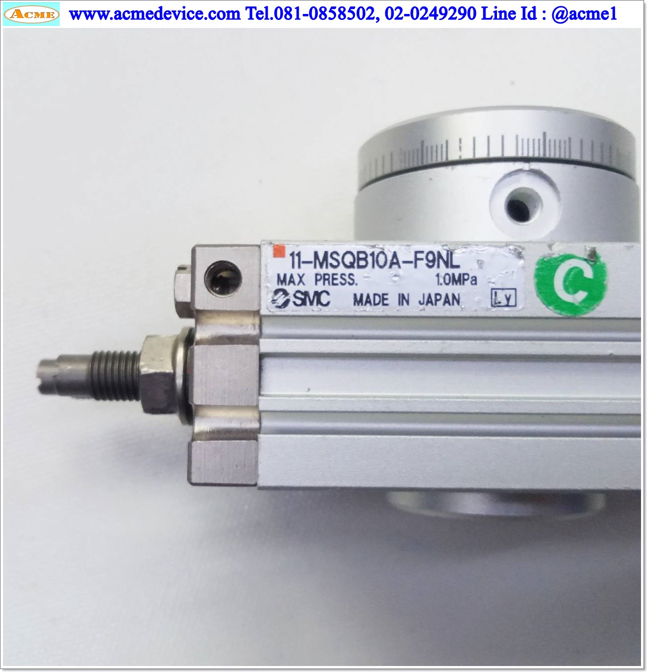 Rotary Actuator SMC รุ่น 11-MSQB10A-F9NL, 190 องศา