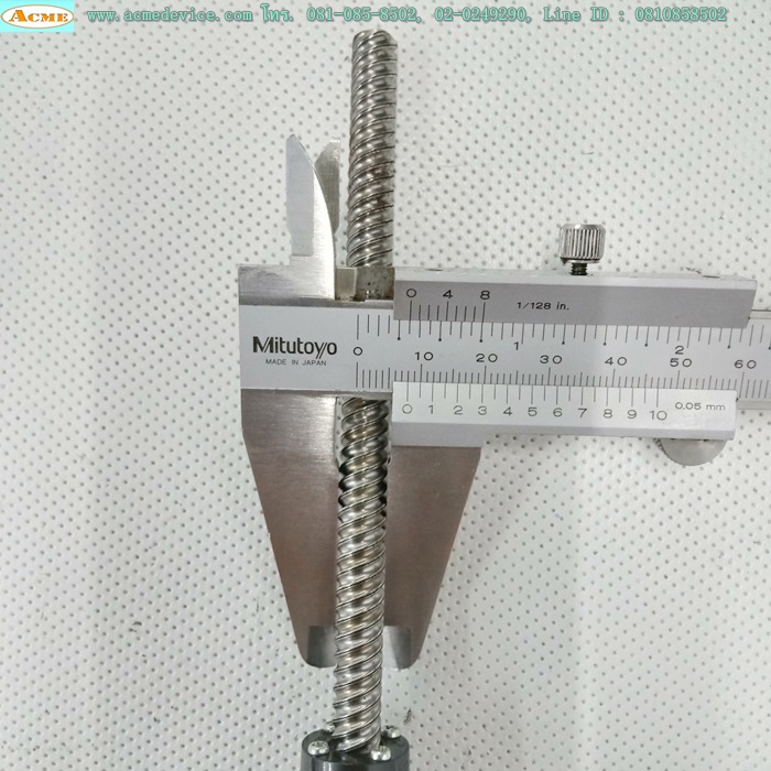 Ball Screw ขนาดเพลา 8 mm. x 175 mm., stroke 115 mm., Pit 10 mm.