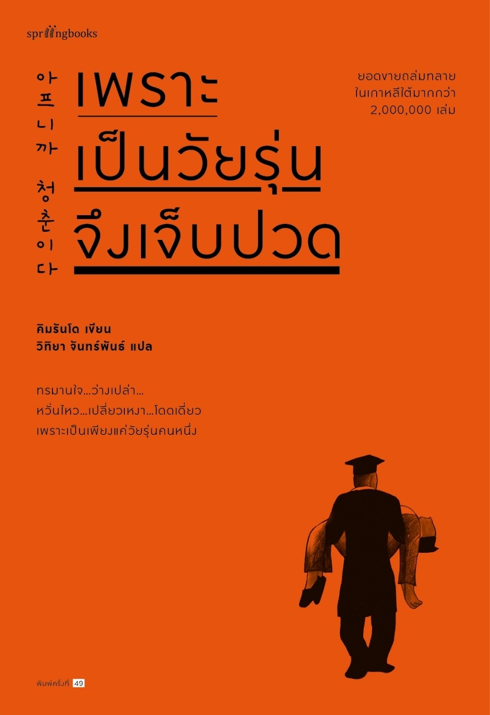 หนังสือเรื่อง เพราะเป็นวัยรุ่นจึงเจ็บปวด : คิมรันโด : สำนักพิมพ์ Springbooks