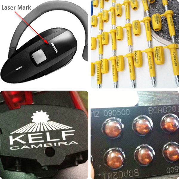 ไฟเบอร์ออฟติกส์เลเซอร์ มาคกิ้งและแกะสลัก S005 50W 300x300mm