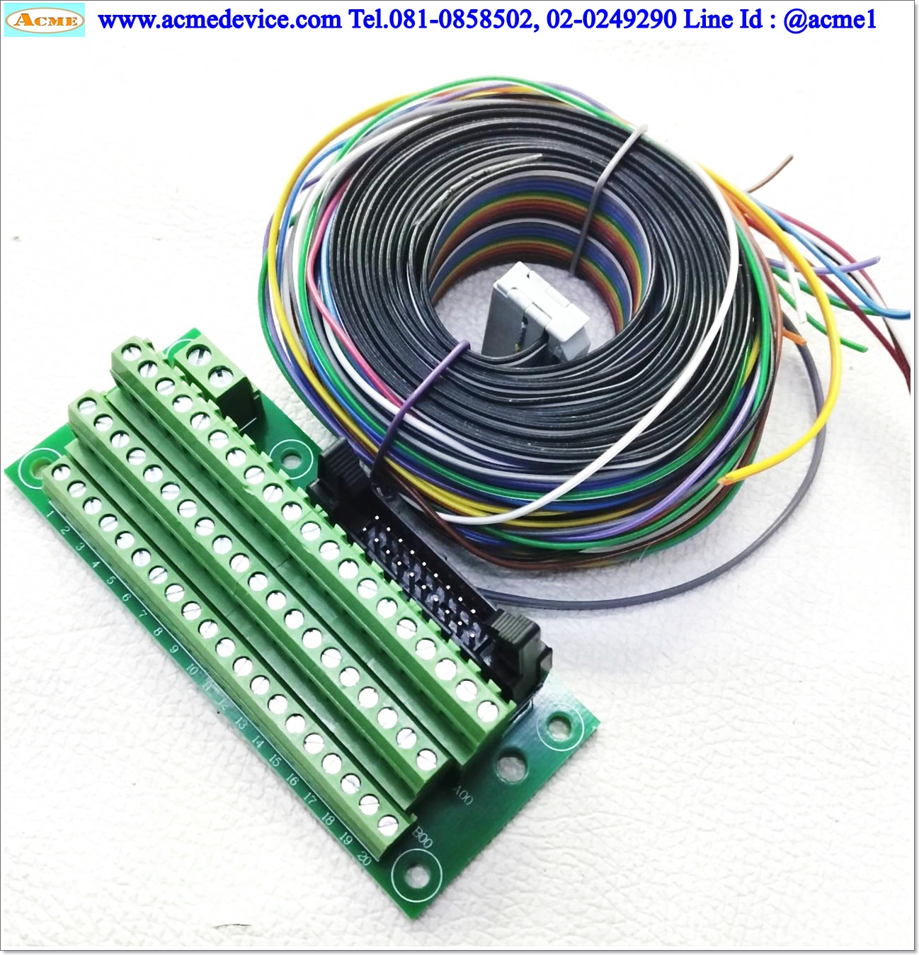 Terminal Block Unice รุ่น E332657, 94V-0, 20 Pin