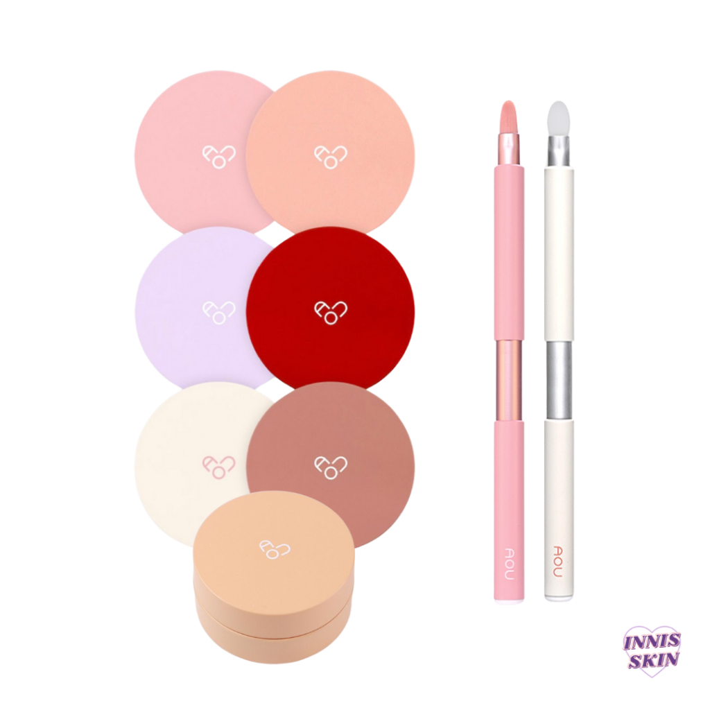 ลิปบาล์มบำรุง AOU Lip Glowy Tint Balm 3.5g 07 Bubble Balm