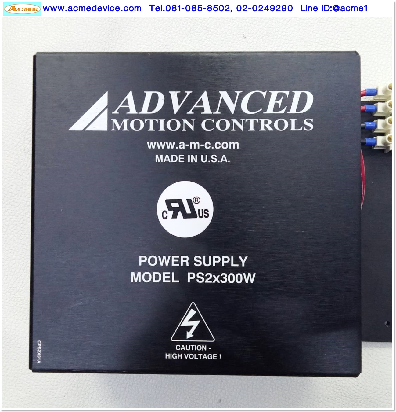 Power Supply Advanced Motion รุ่น PS2X3W24, Output 24V, 12A, 300W, Power Input 100Vac (สลับวงจร เป็น220Vac ได้ )