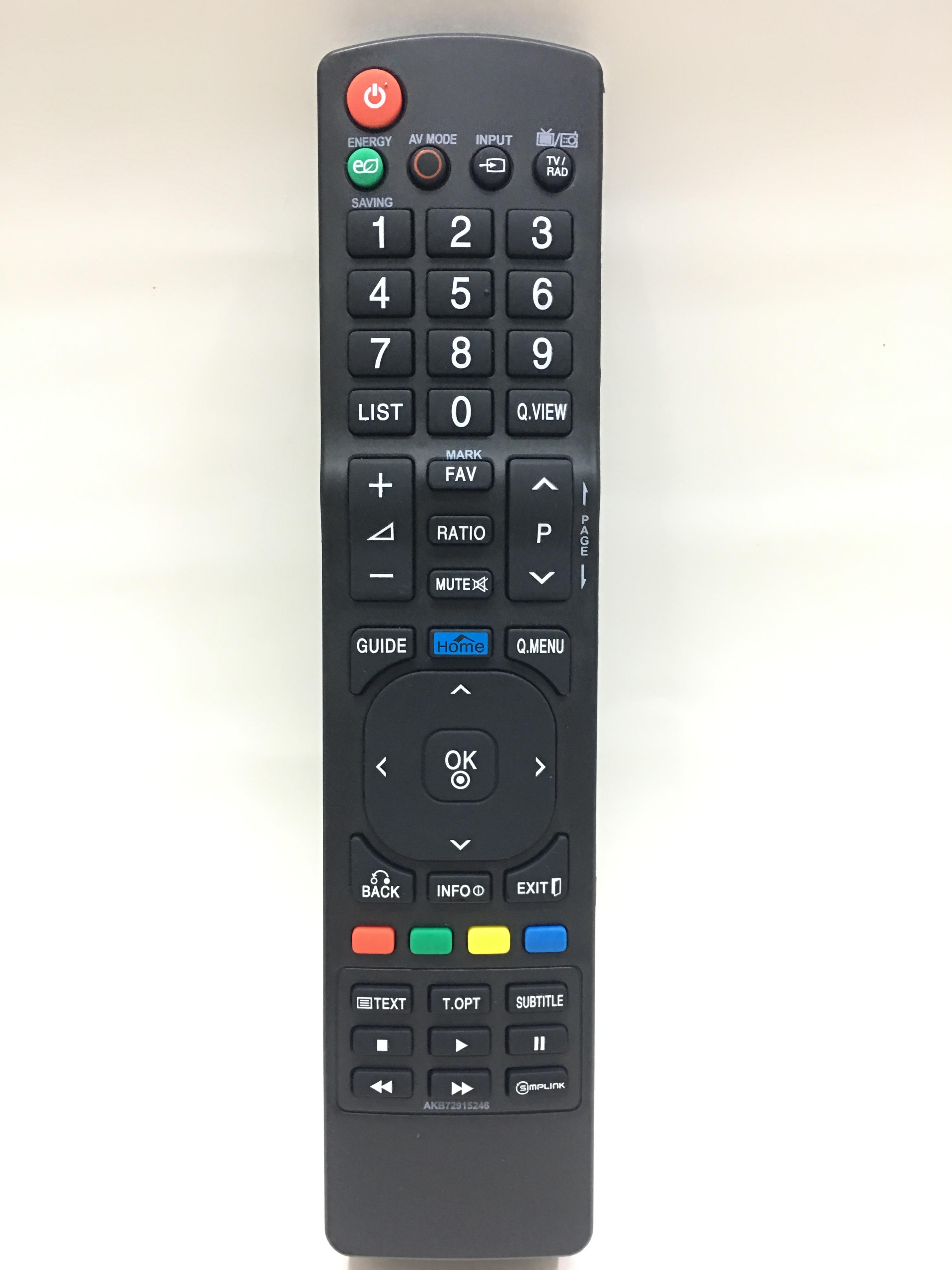 รีโมททีวี แอลจี LG รุ่น AKB72915246 ใช้กับทีวีแอลจี LG จอแบน LCD/LED ได้ทุกรุ่น