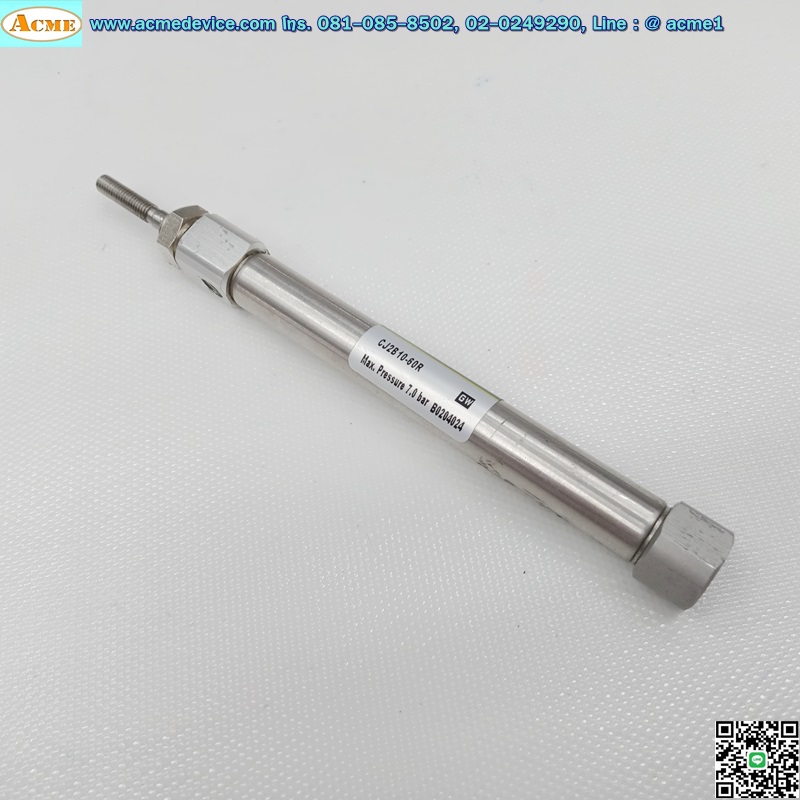 Air Cylinder SMC รุ่น CJ2B10-60R, Bore 10 mm., Stroke 60 mm.