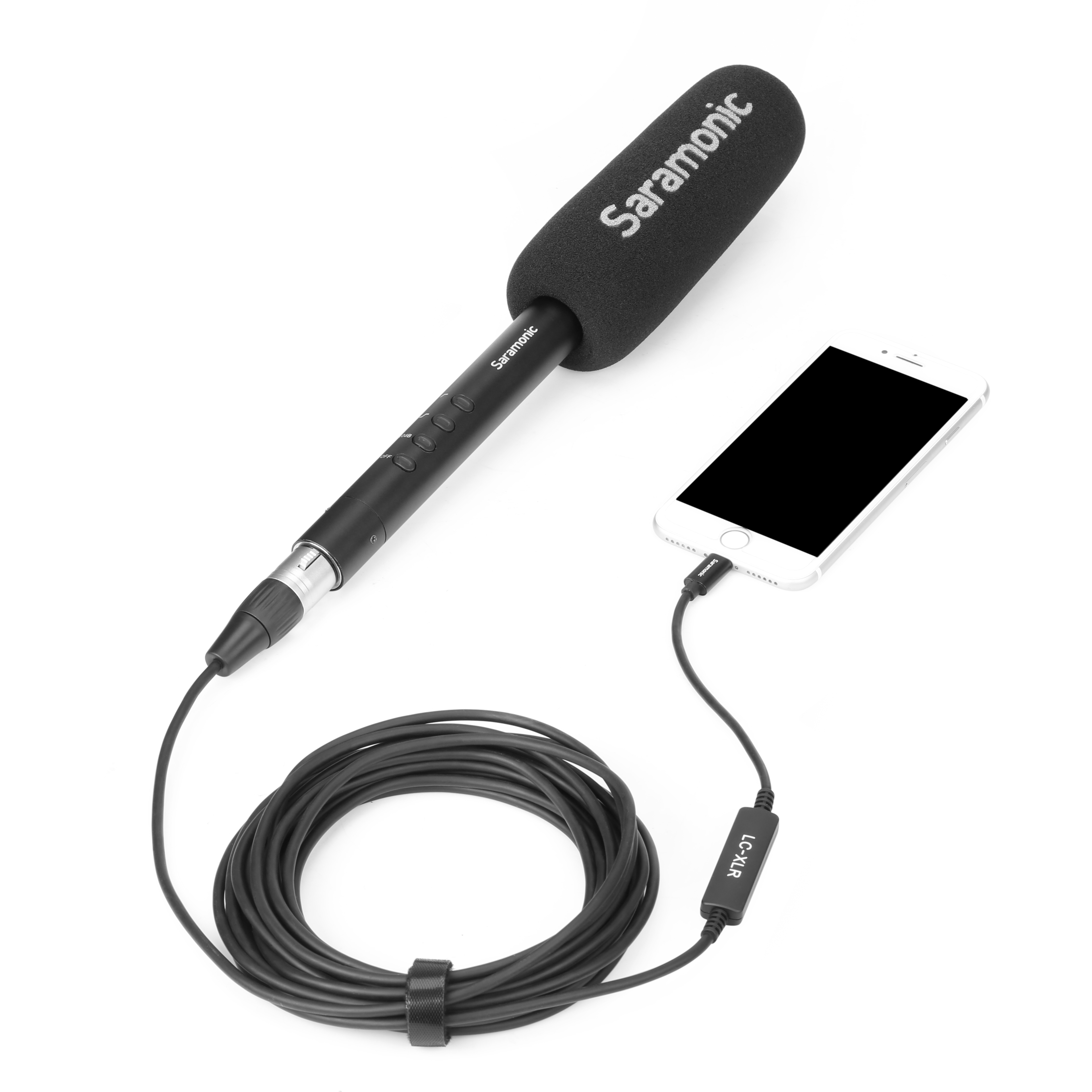 Saramonic LC-XLR 3 Pin XLR (Female) Microphone to Lightning Microphone Adapter for iPhone 7, iPhone 7plus, iPhone X, iPhone 8,iPad รับประกันศูนย์ไทย 1 ปี