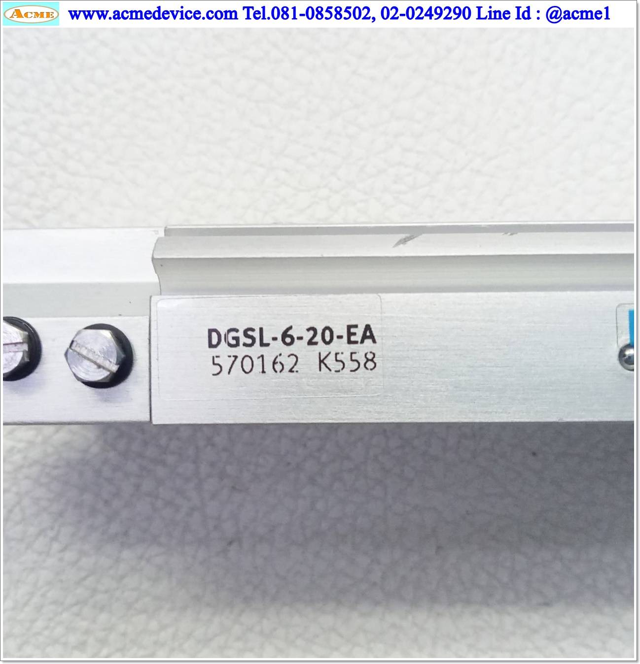 Air Cylinder Festo รุ่น DGSL-6-20-EA, Bore 6 mm, stroke 20 mm