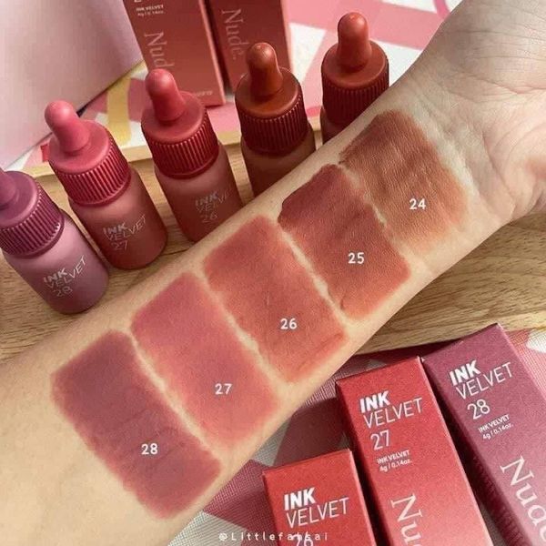 ลิปเพริเพร่า Peripera Lip Ink Velvet 4g #25 Cinnamon Nude