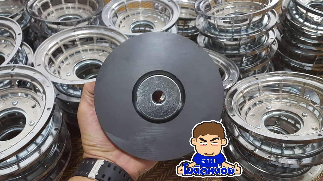 6.5"140v50.5 เฟสปัก (จำนวน2ดอก) โครงหล่อสีดำสวย งานประกอบเกรดเอ