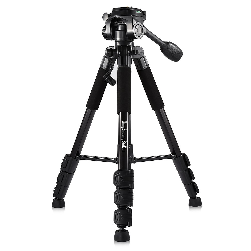 ขาตั้งกล้องพร้อมหัวแพนวิดีโอ ยี่ห้อ QZSD รุ่น Q111 รับน้ำหนักสูงสุด 5 KG ราคาถูก