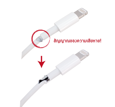 ที่ล็อคกันสายขาด iPhone (แพ็คคู่)