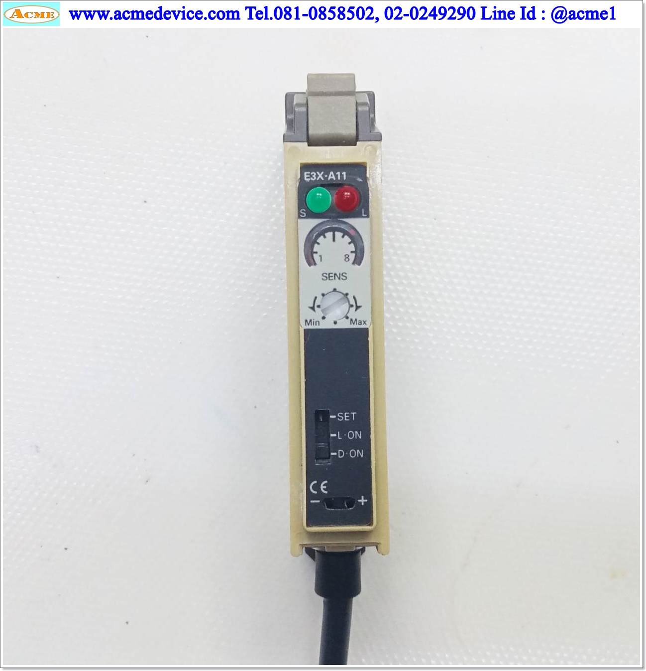 Fiber Amp Omron รุ่น E3X-A11, NPN
