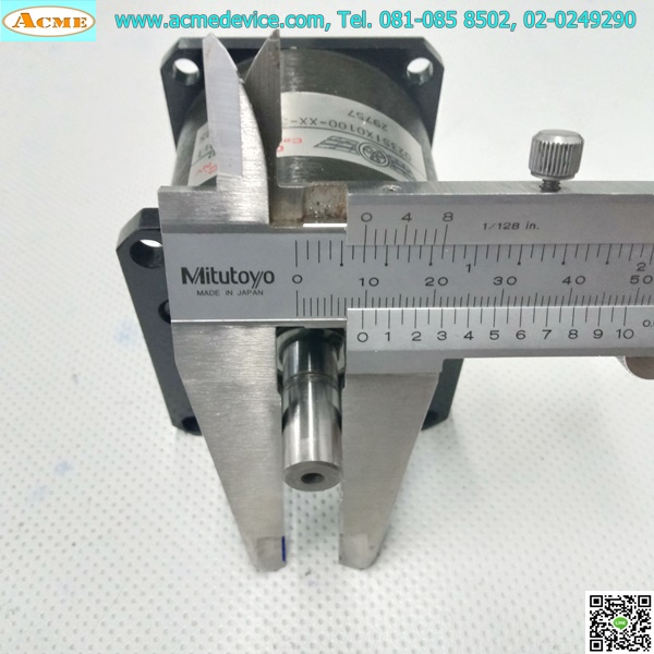 Gear Head CGI รุ่น 023SIX0100-XX-23N08, Ratio 10:1 (เพลาเข้า 6 mm., ออก 9.5 mm.), for Stepping □ 57x57 ∅ 38