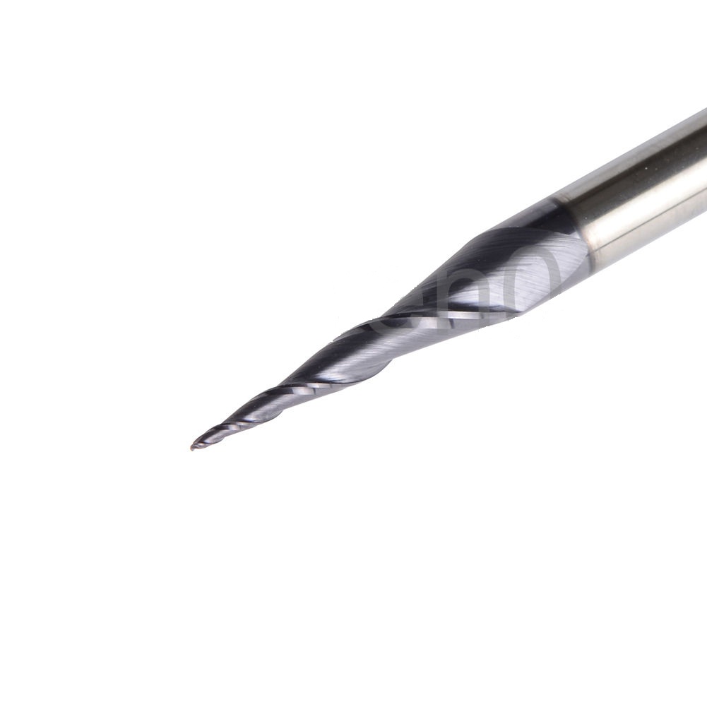 R0.25,R0.5,R0.75,R1.0x20.5xD6x50 mm Set 4 ดอกTapered ball nose end mill TiAlN coat