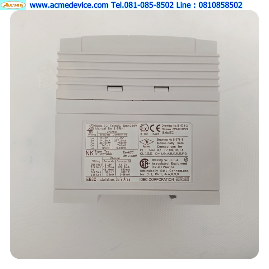 Relay Idec รุ่น EB3C-R02A, IZBARL, 100-240VAC