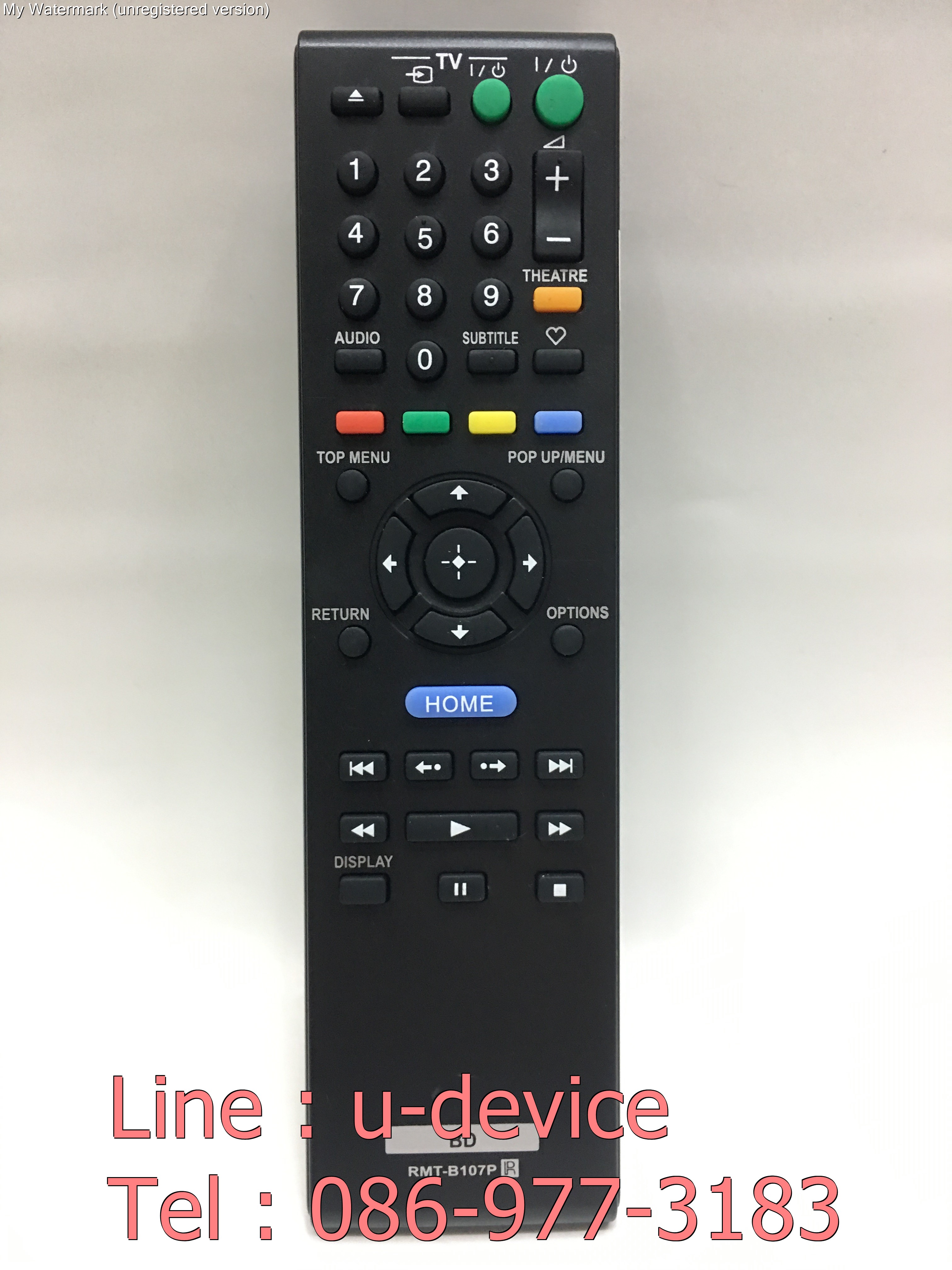 รีโมทบลูเรย์ Sony รุ่น B107P