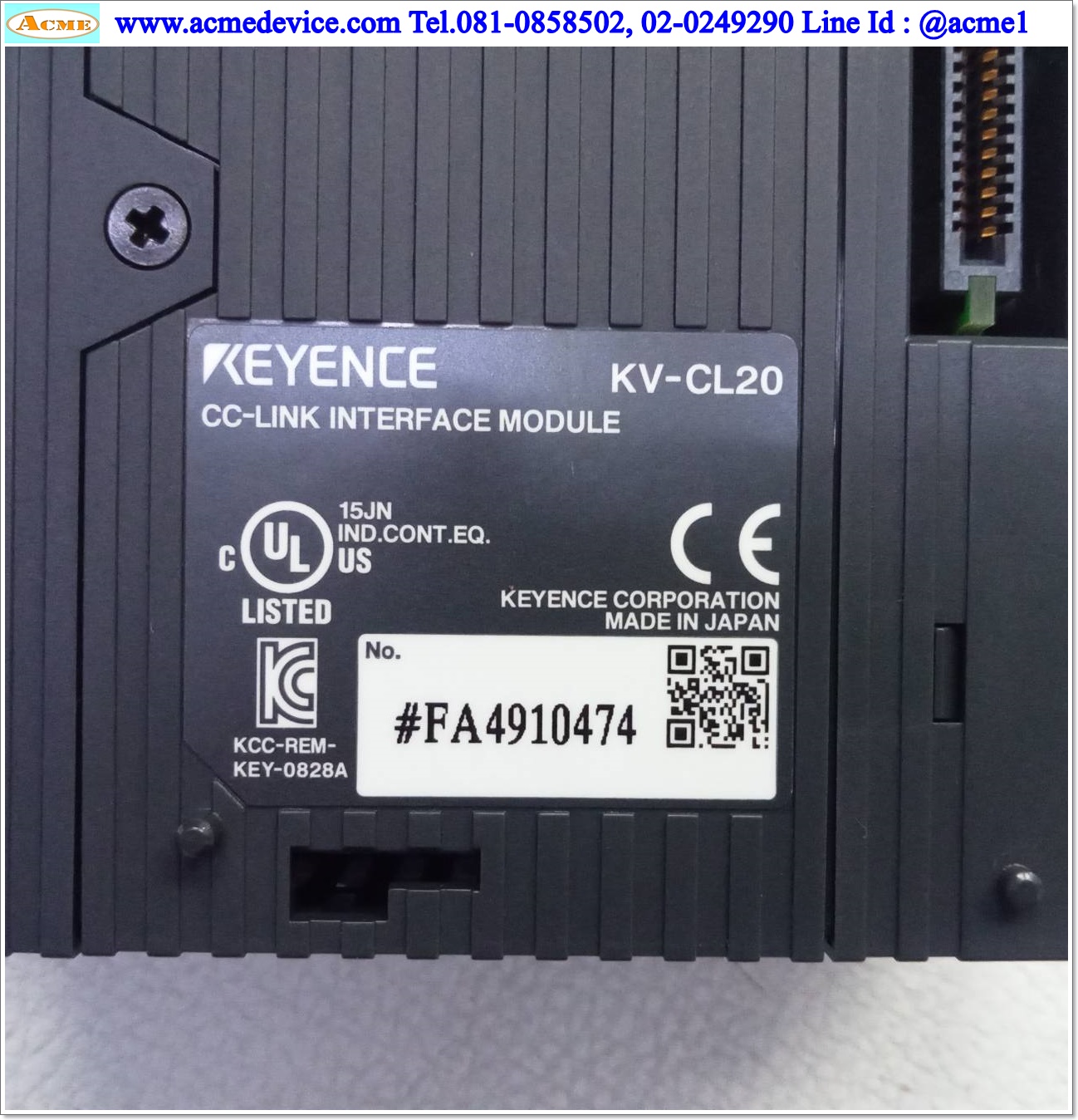 PLC Keyence รุ่น KV-CL20, CC-Link Interface Module - แอคมี่