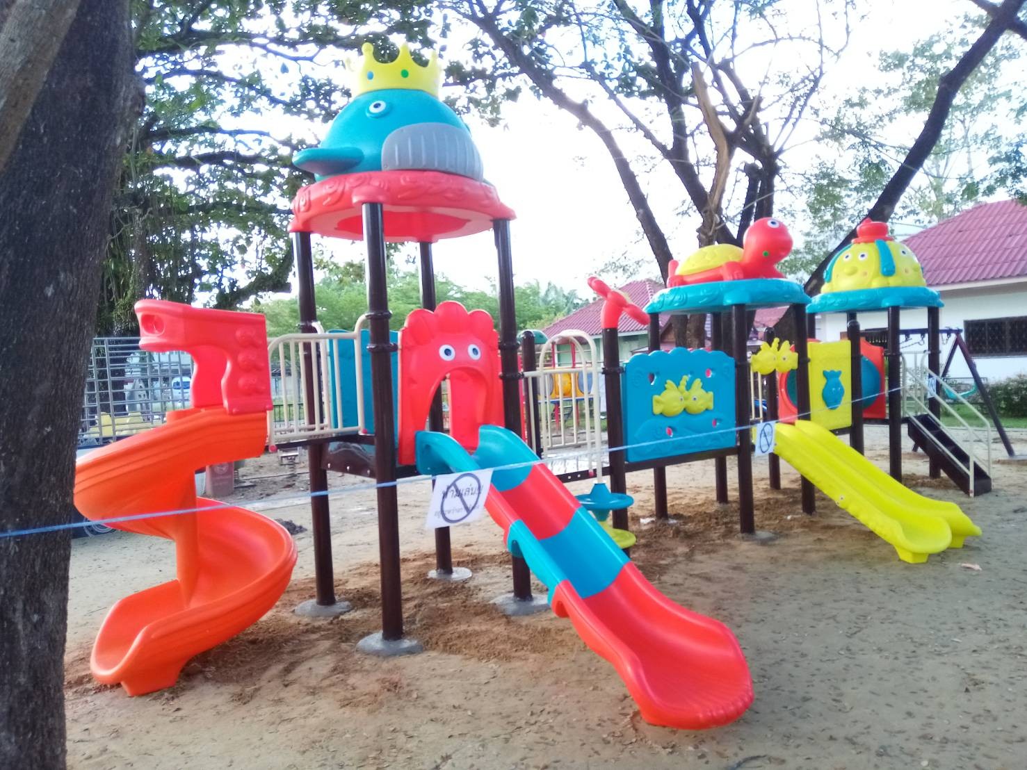 เครื่องเล่นสนาม ชุด วาฬน้อยกับเจ้าเต่าแสนซน