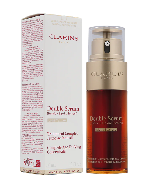ดับเบิ้ลเซรั่มคลาแรงส์ Clarins Double Serum Light Texture 50ml
