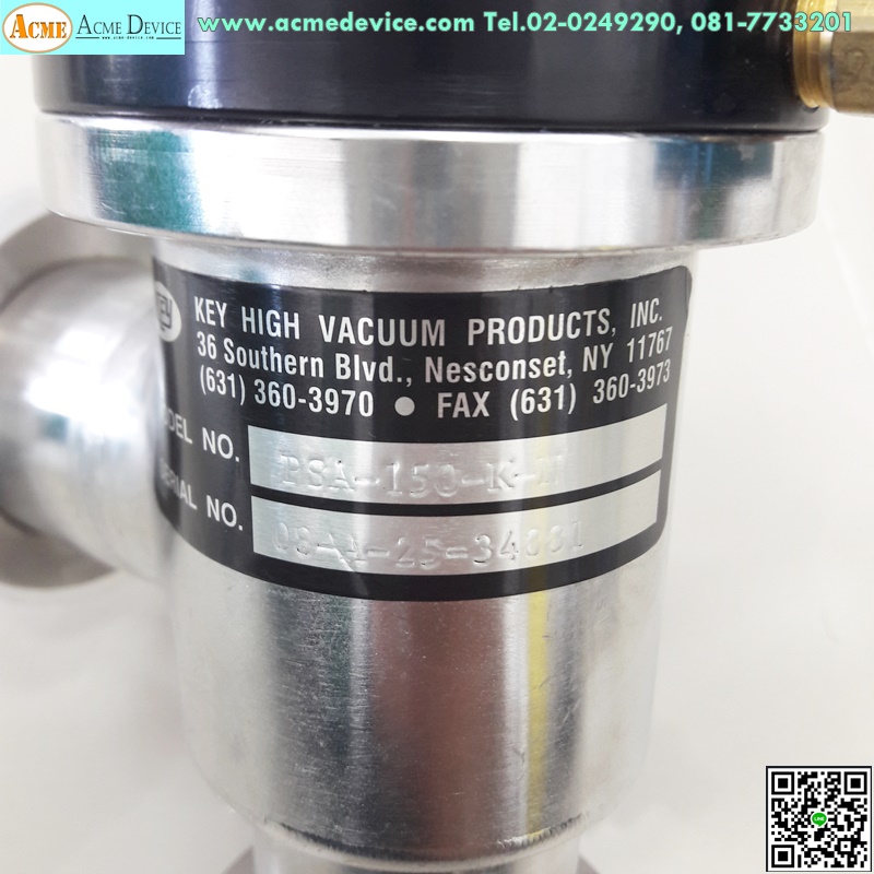 High Vacuum Valve รุ่น PSA-150-K-N & 35AAA-DAAJ-1KA