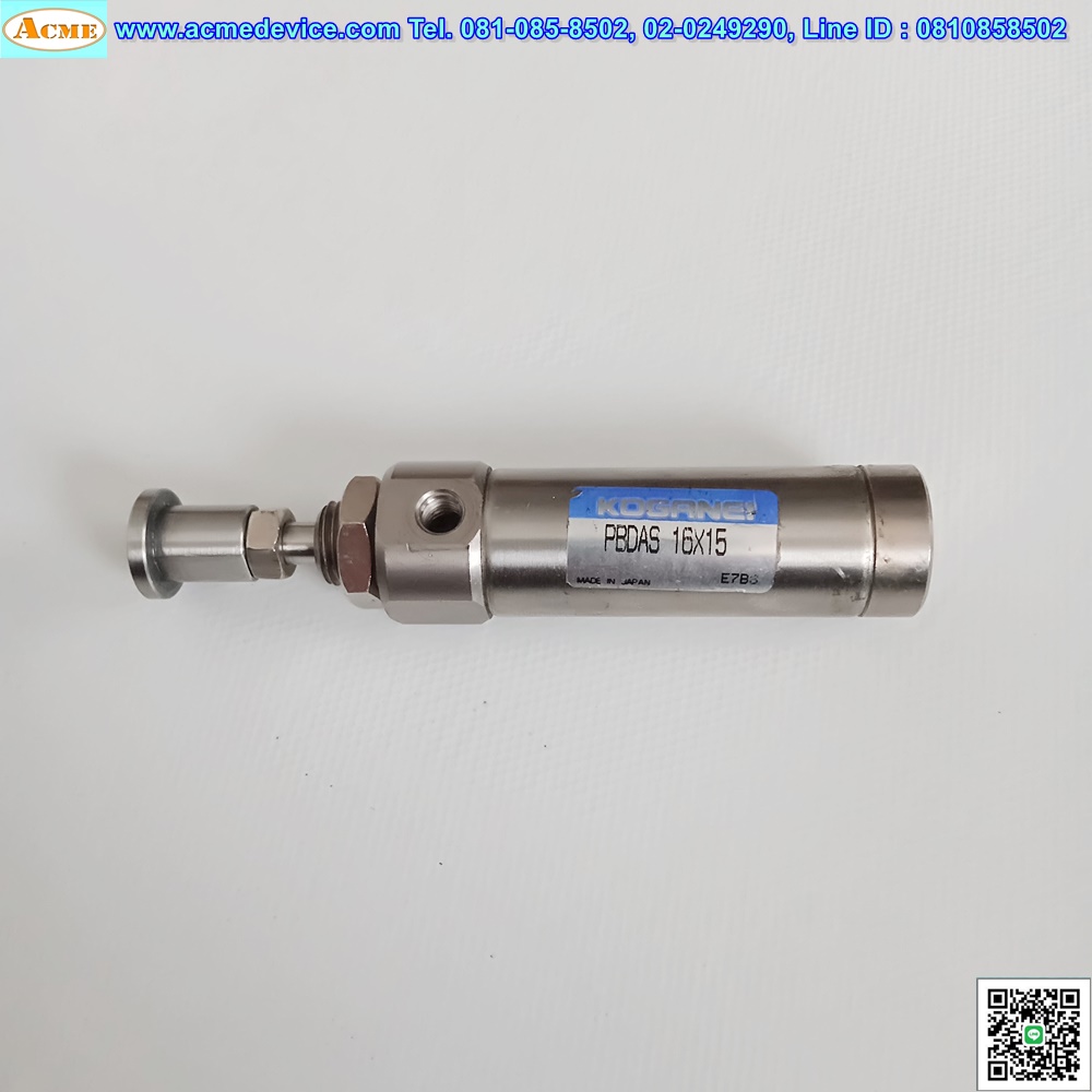 Air Cylinder KOGANEI รุ่น PBDAS16X15, Bore 16 mm., Stroke 15 mm.