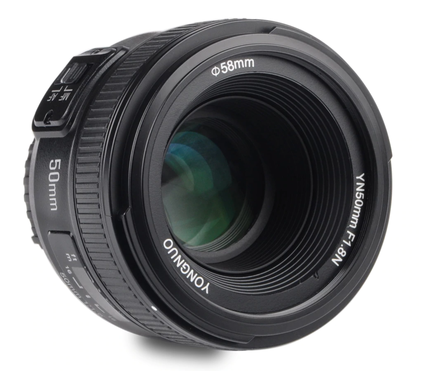 เลนส์ฟิก Yongnuo YN 50mm f/1.8 for Nikon F Mount ราคาถูก (ถ่ายหน้าชัดหลังเบลอ)