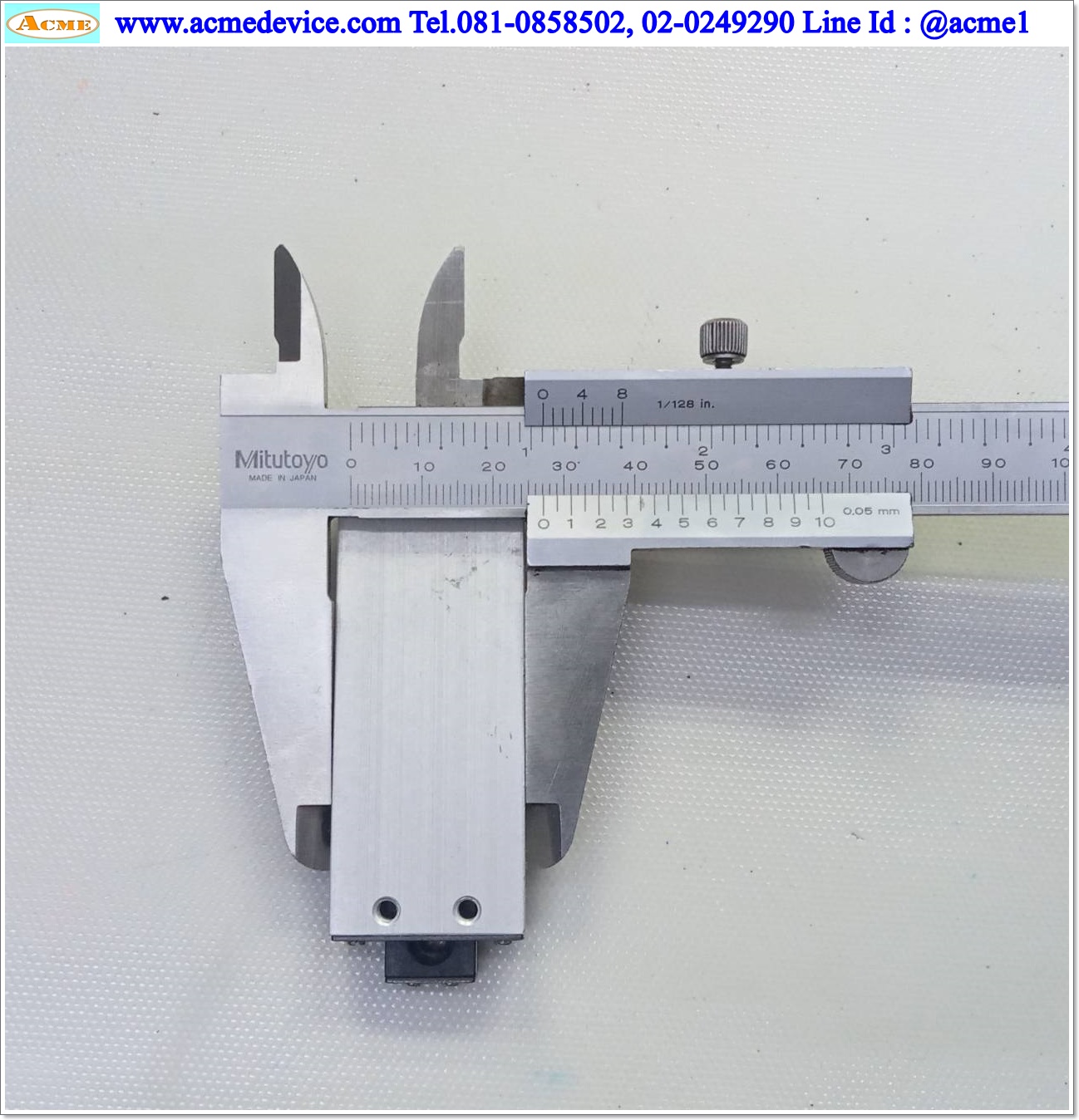 Linear Ball Slide Del-tron รุ่น 1-800-245-5013, 27 mm. x 65 mm., Stroke 40 mm.