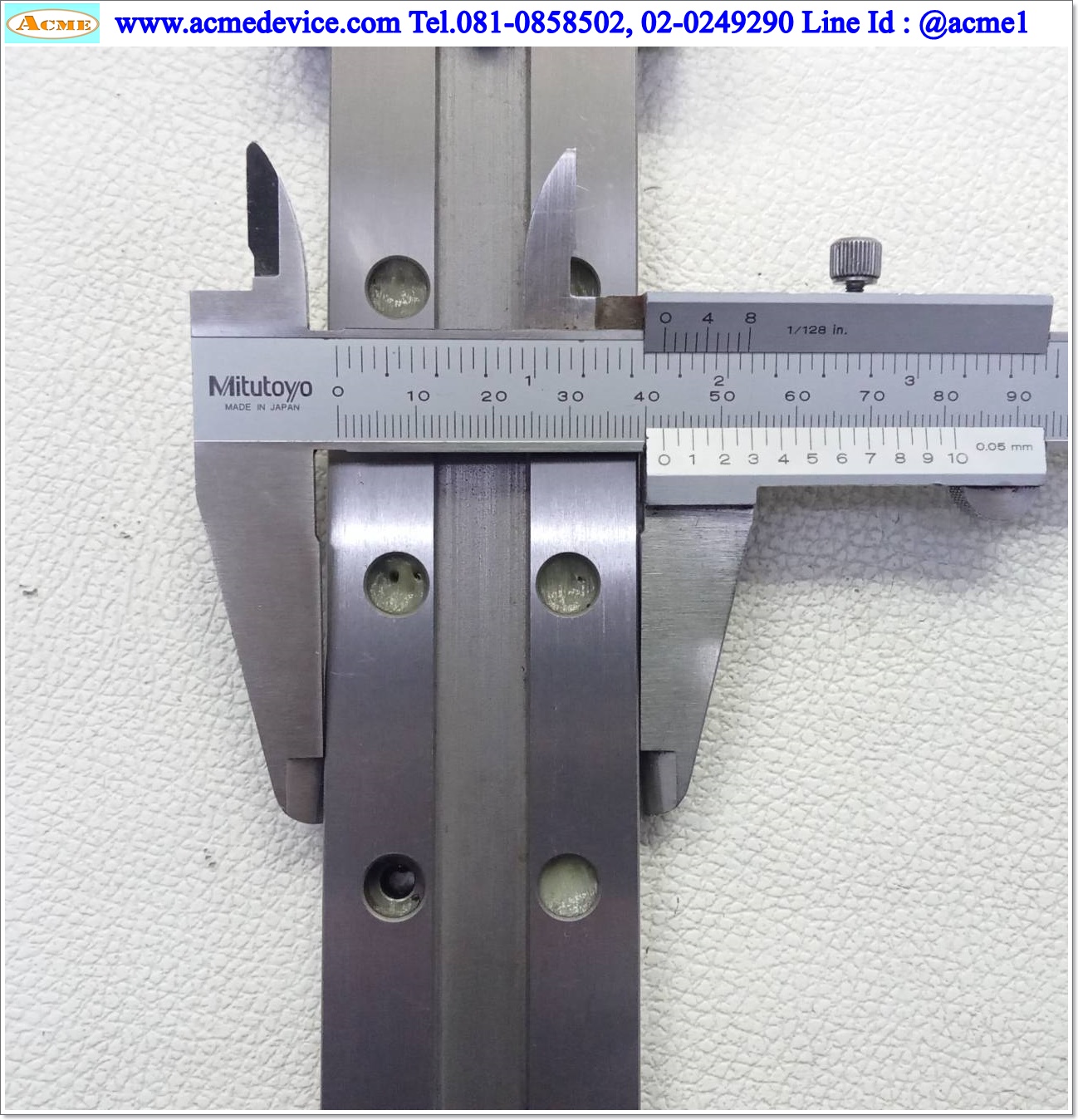 Linear Block and Rail IKO รุ่น LWLF42B, รางสไลด์ขนาด 42 mm x 400 mm ( 2 Block )