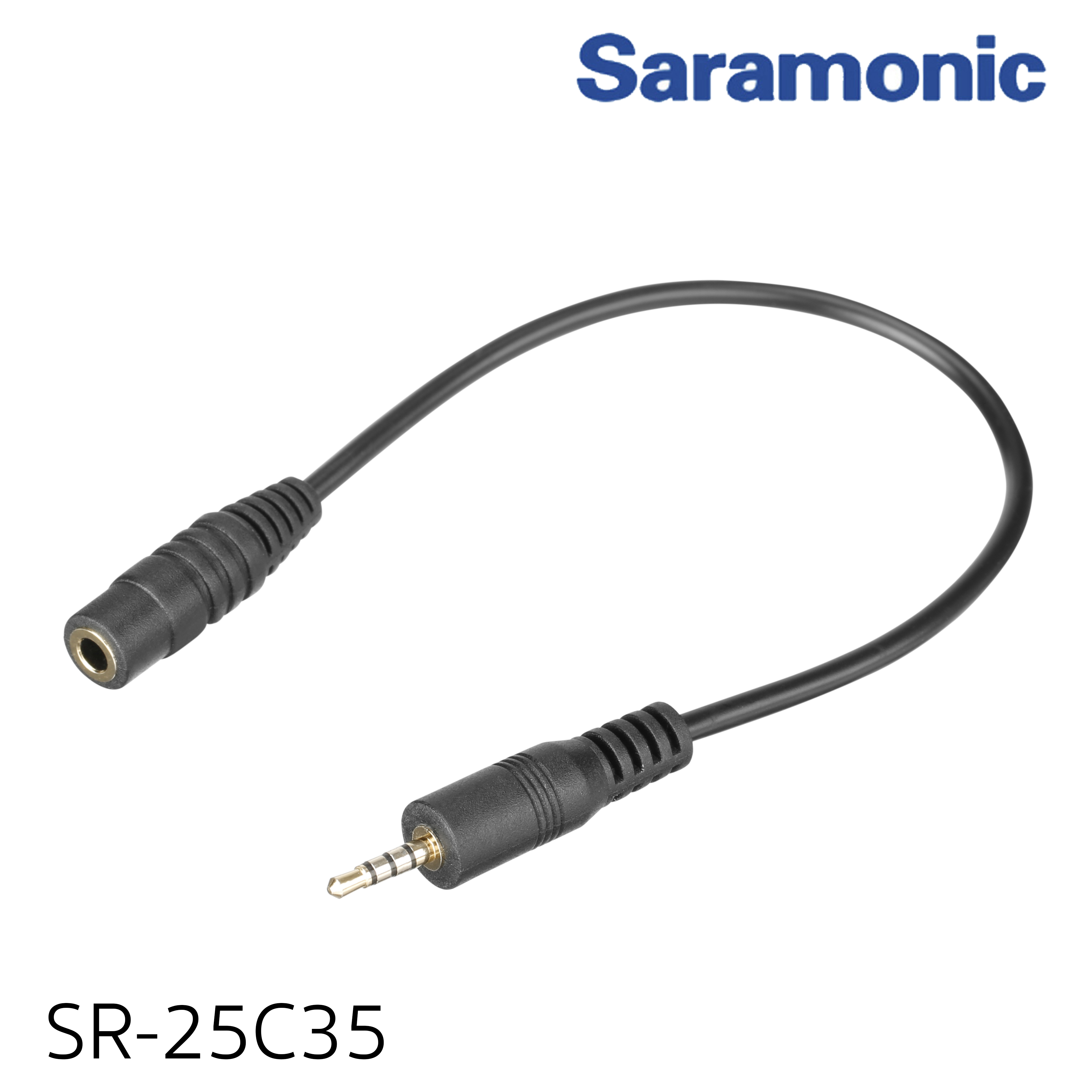 Saramonic SR-25C35 3.5mm to 2.5mm Microphone Output Cable for use with FUJI Cameras รับประกันศูนย์ไทย 1 ปี